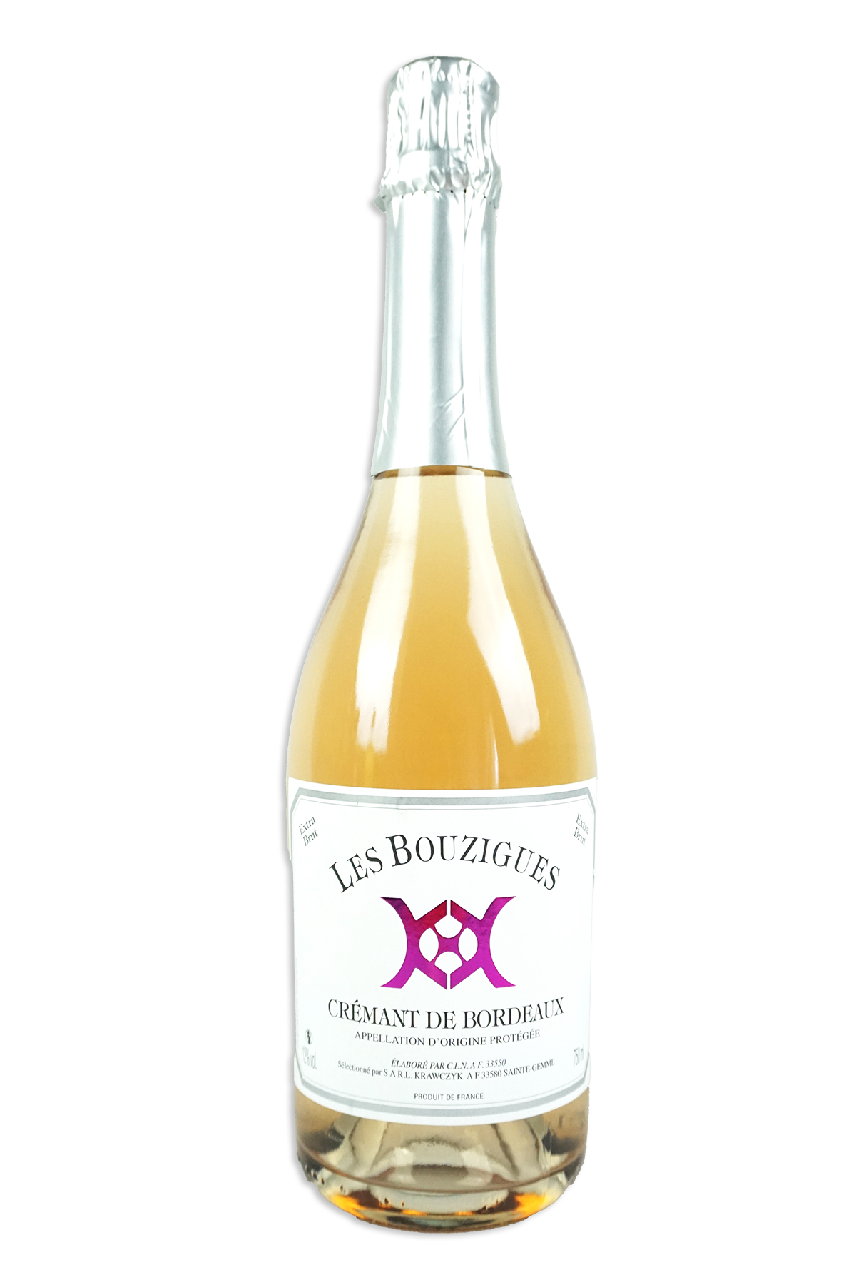 Crémant de Bordeaux Rosé, Chateau les Bouzigues.png