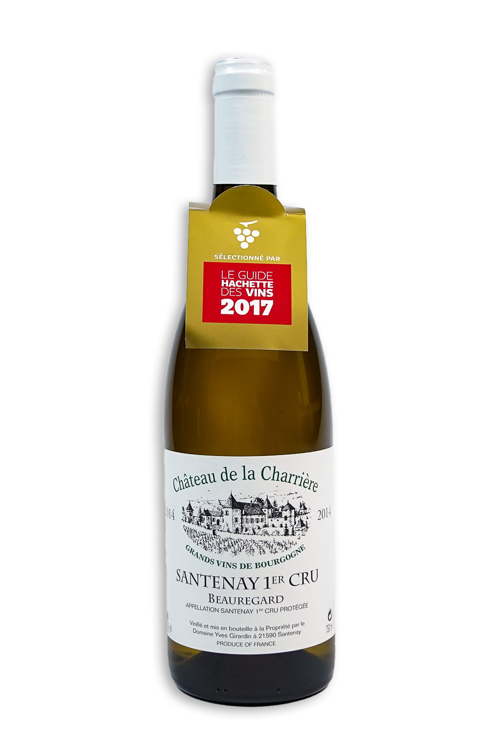 Santenay 1er Cru blanc -Beauregard- Chateau de la Charrière.png
