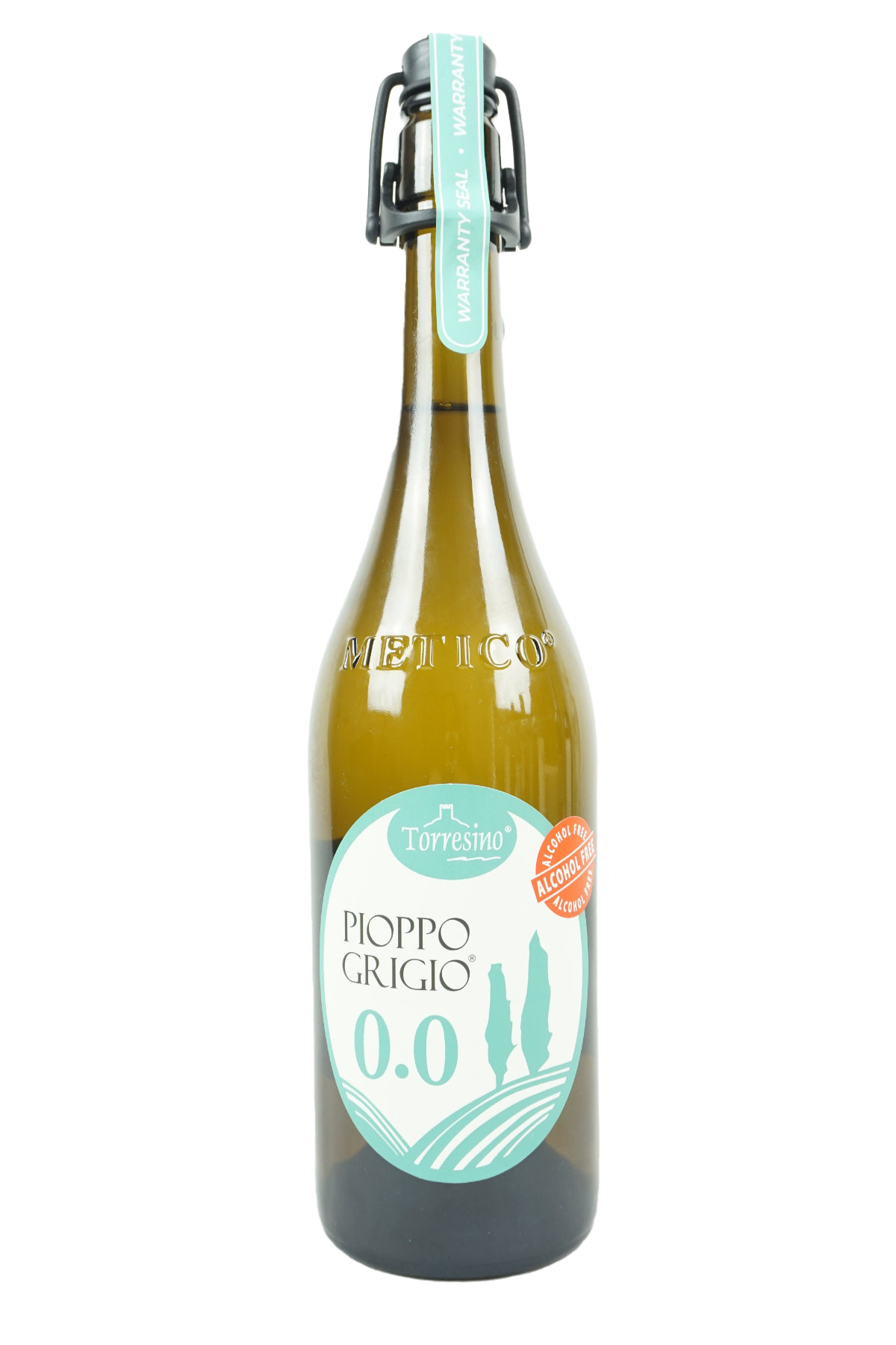 Alkoholfrei PIOPPO GRIGIO „TORRESINO” – 0,0% Vol.  mit Bügel Alkoholfrei PIOPPO GRIGIO „TORRESINO” – 0,0% Vol.  mit Bügel