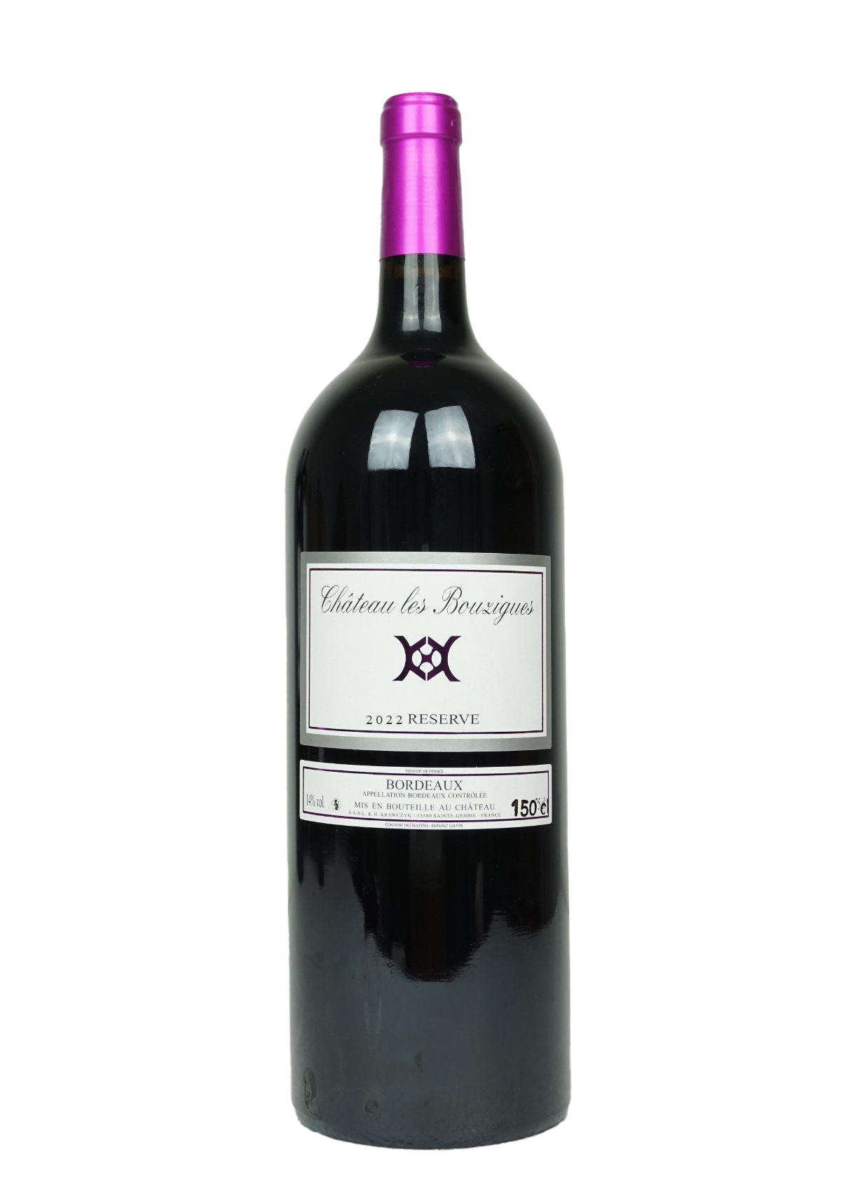 2022 Subskription Château les Bouzigues Réserve Magnum, Auslieferung Ende 2025!!