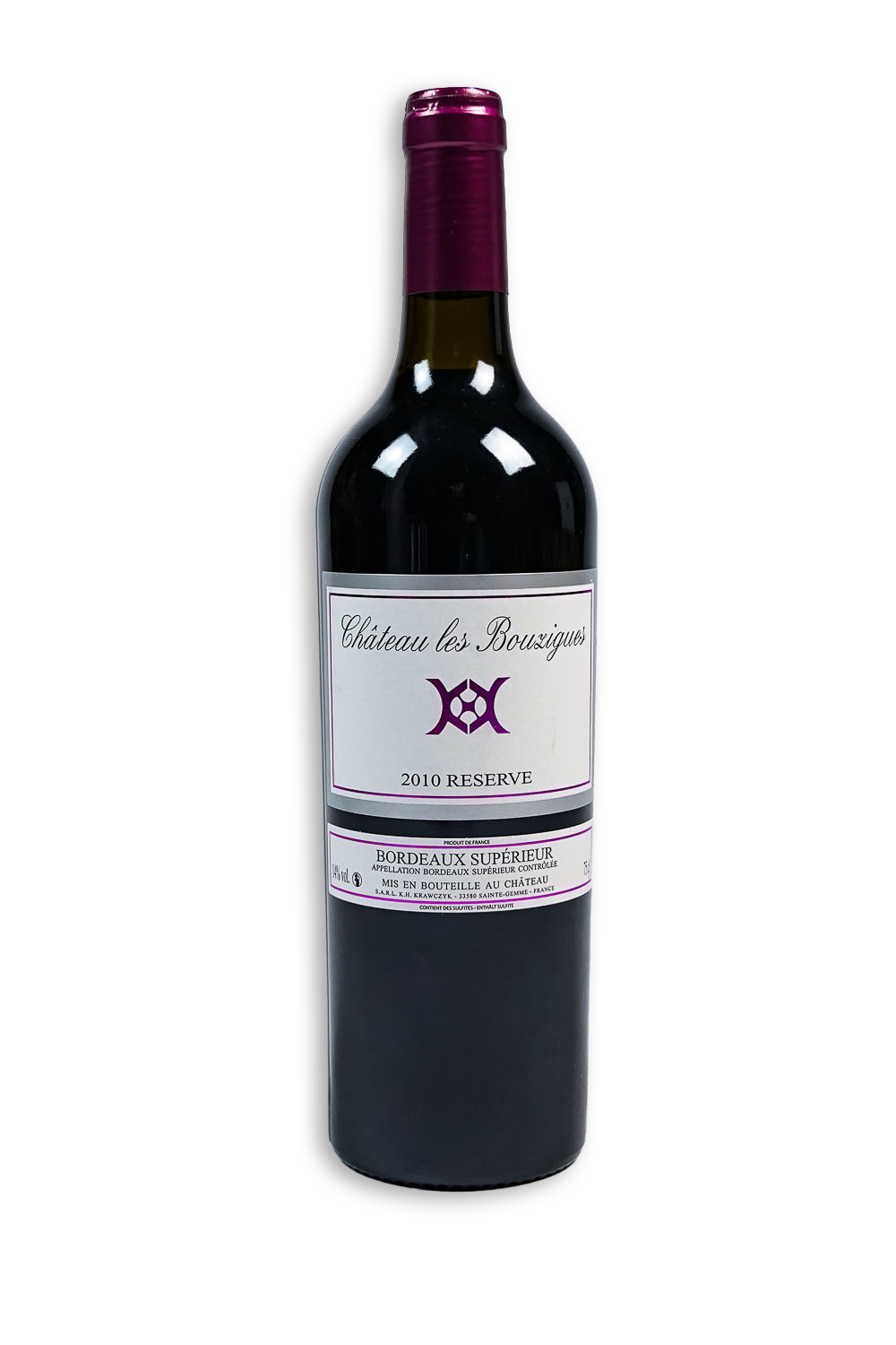 2010 Château les Bouzigues Reserve.png