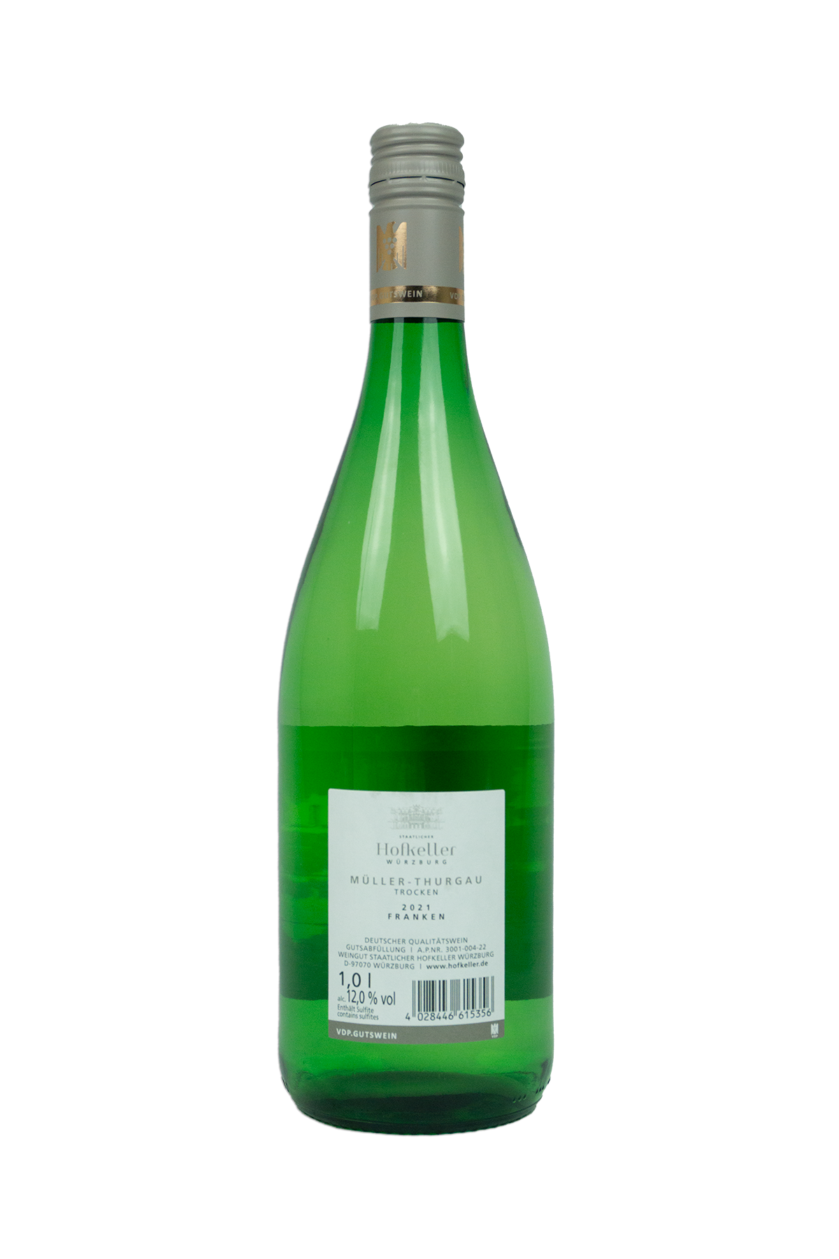 2021 Hofkeller Liter Müller Thurgau VDP Gutswein RS.png