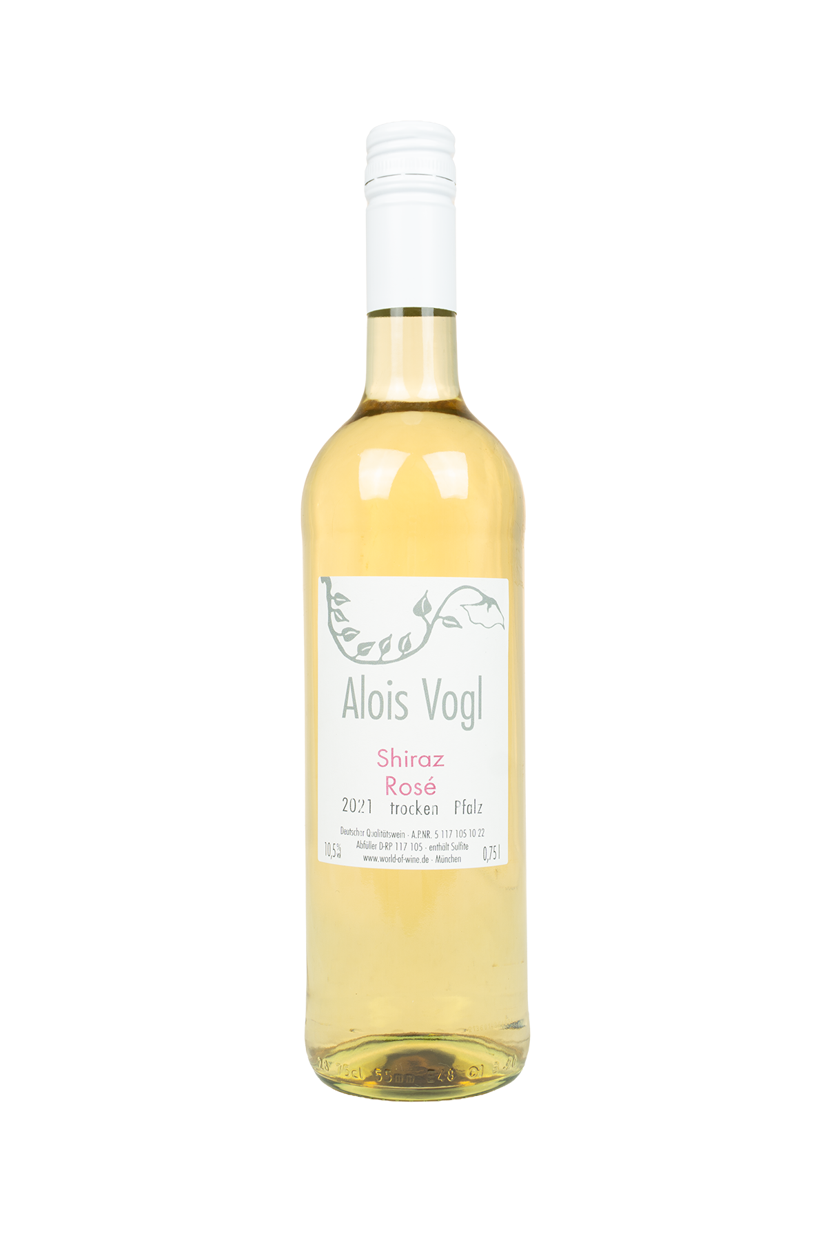 2021 Alois Vogl Shiraz Rosé nur 10,5 %