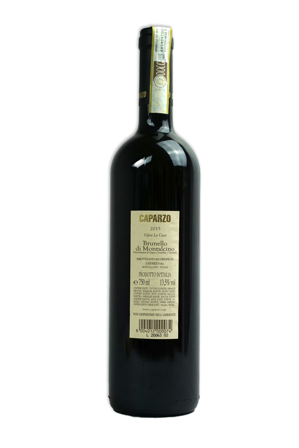 2015 Caparzo Brunello di Montalcino -La Casa-RS.png