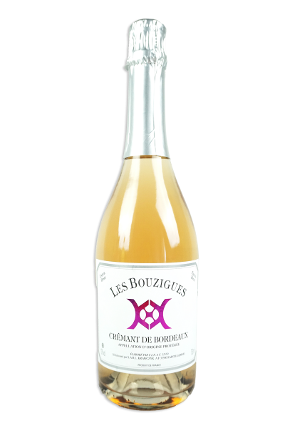 Crémant de Bordeaux Rosé, Chateau les Bouzigues.png